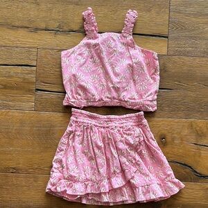 Crewcuts Pink Floral Kids Matching Set